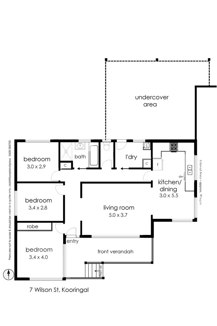 Floorplan of Homely house listing, 7 Wilson Street, Kooringal NSW 2650