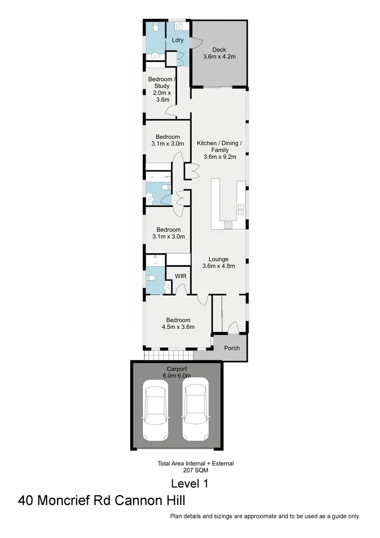 Floorplan of Homely house listing, 40 Moncrief Road, Cannon Hill QLD 4170