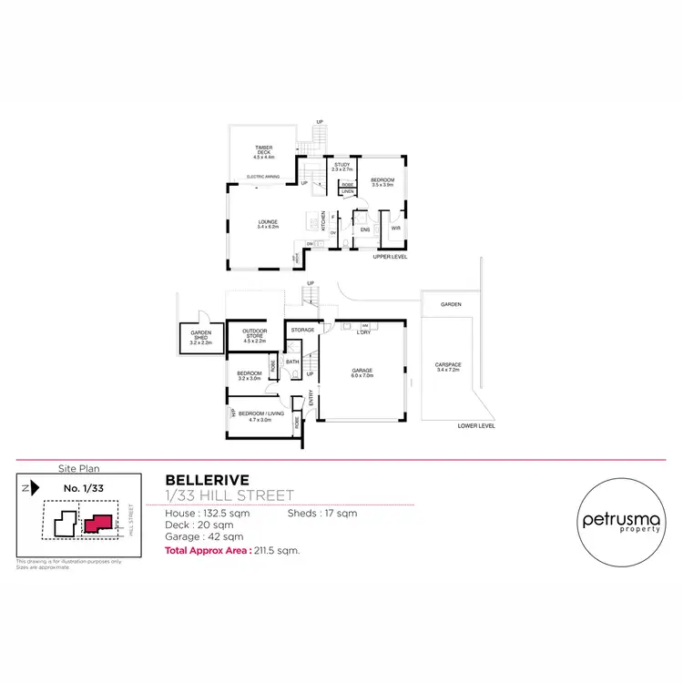 Floorplan of Homely house listing, 1/33 Hill Street, Bellerive TAS 7018