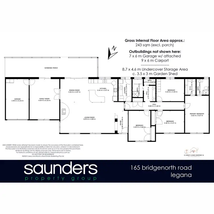 Floorplan of Homely rural property listing, 165 Bridgenorth Road, Legana TAS 7277