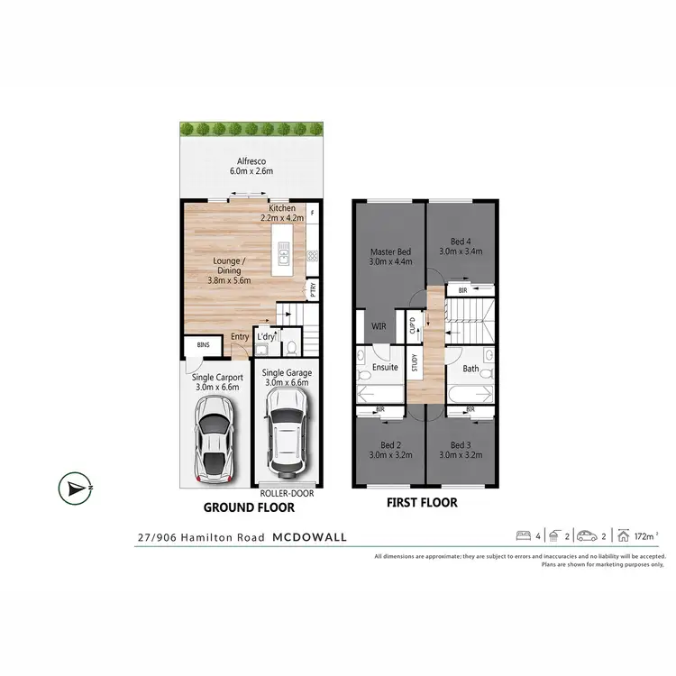 Floorplan of Homely townhouse listing, 27/906 Hamilton Road, Mcdowall QLD 4053