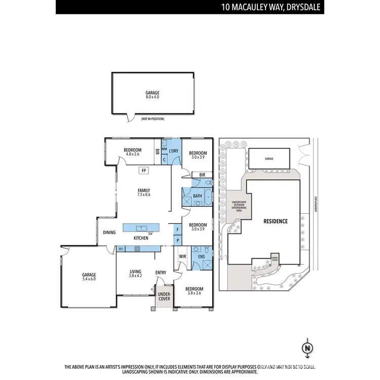 Floorplan of Homely house listing, 10 Macauley Way, Drysdale VIC 3222
