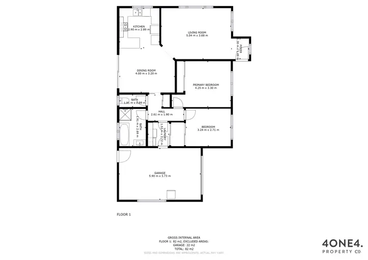 Floorplan of Homely unit listing, 10/13 Burrows Avenue, Brighton TAS 7030