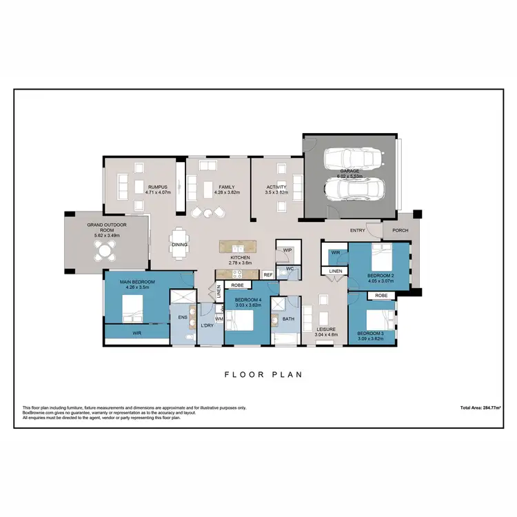 Floorplan of Homely house listing, 329 Lakeside Avenue, Springfield Lakes QLD 4300