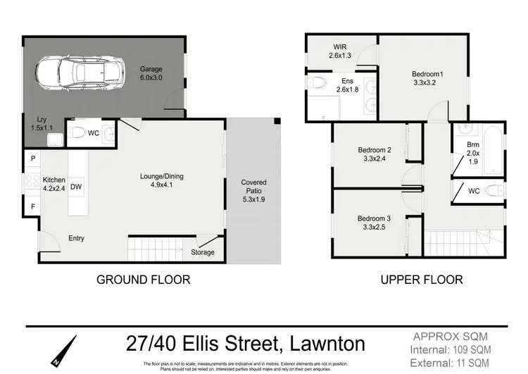 Floorplan of Homely unit listing, 27/40 Ellis Street, Lawnton QLD 4501