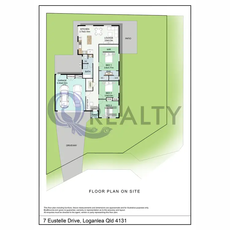 Floorplan of Homely house listing, 7 Eustelle Drive, Loganlea QLD 4131