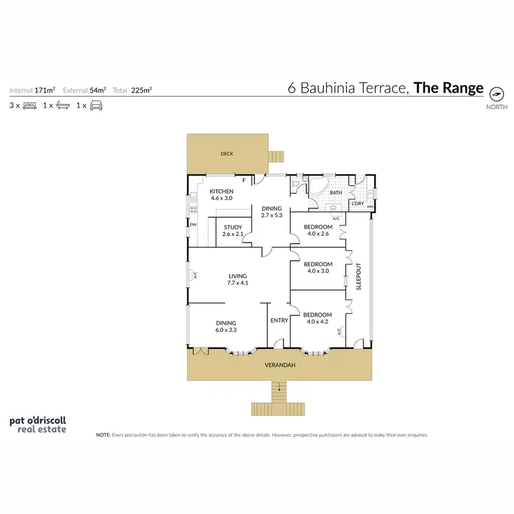 Floorplan of Homely house listing, 6 Bauhinia Terrace, The Range QLD 4700