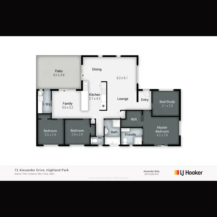 Floorplan of Homely house listing, 72 Alexander Drive, Highland Park QLD 4211