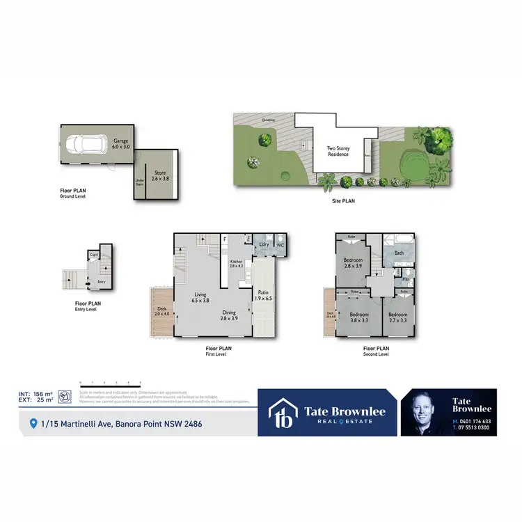 Floorplan of Homely semi-detached listing, 1/15 Martinelli Avenue, Banora Point NSW 2486