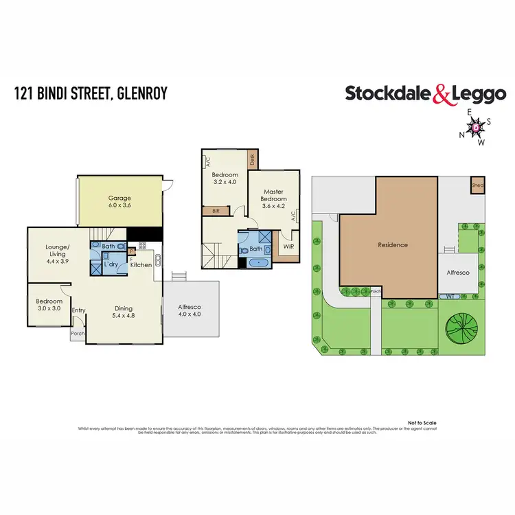 Floorplan of Homely townhouse listing, 121 Bindi Street, Glenroy VIC 3046