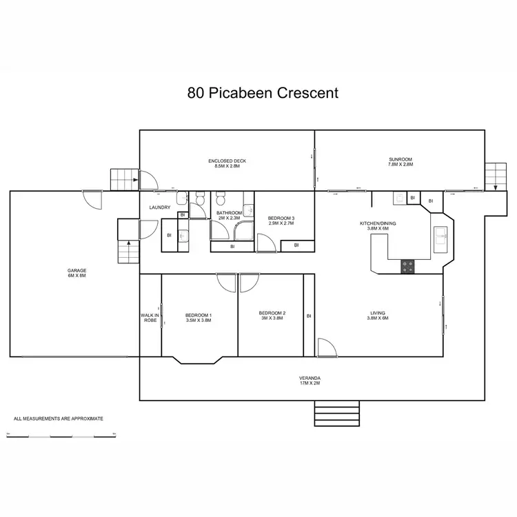 Floorplan of Homely house listing, 80/598 Summerland Way, Grafton NSW 2460