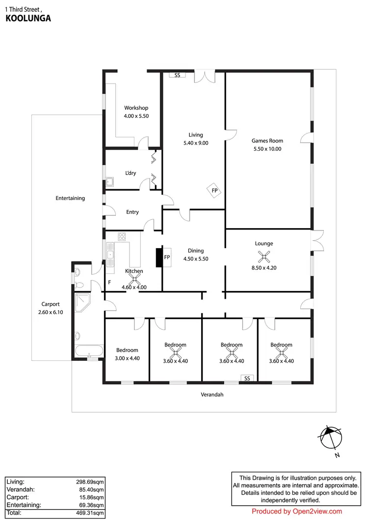 Floorplan of Homely house listing, 1 Third Street, Koolunga SA 5464