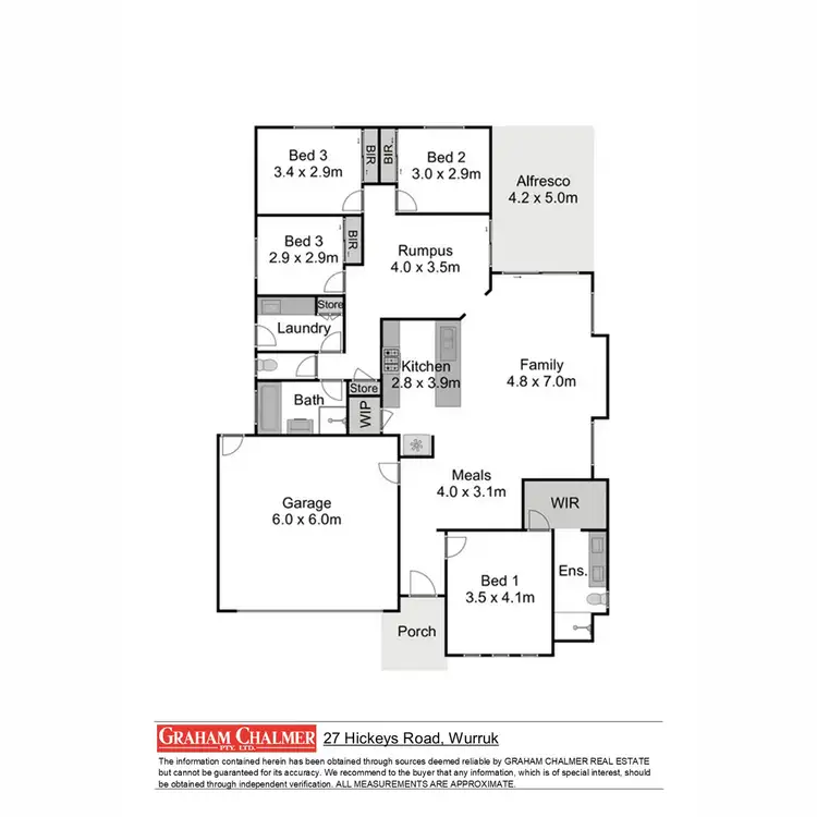 Floorplan of Homely house listing, 27 Hickeys Road, Wurruk VIC 3850