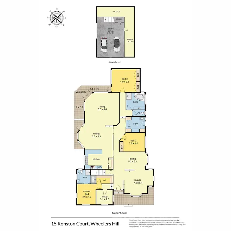 Floorplan of Homely house listing, 15 Ronston Court, Wheelers Hill VIC 3150