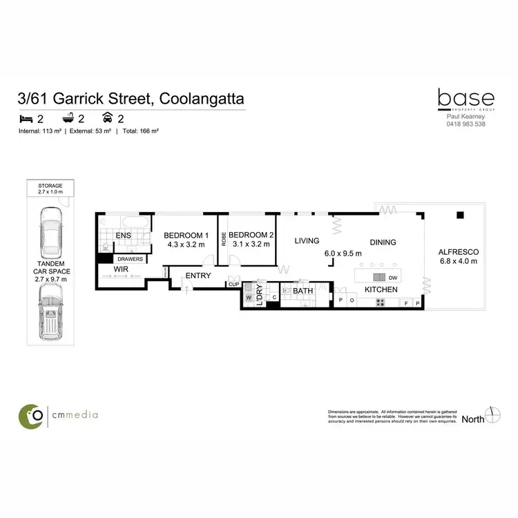 Floorplan of Homely apartment listing, 3/61 Garrick Street, Coolangatta QLD 4225