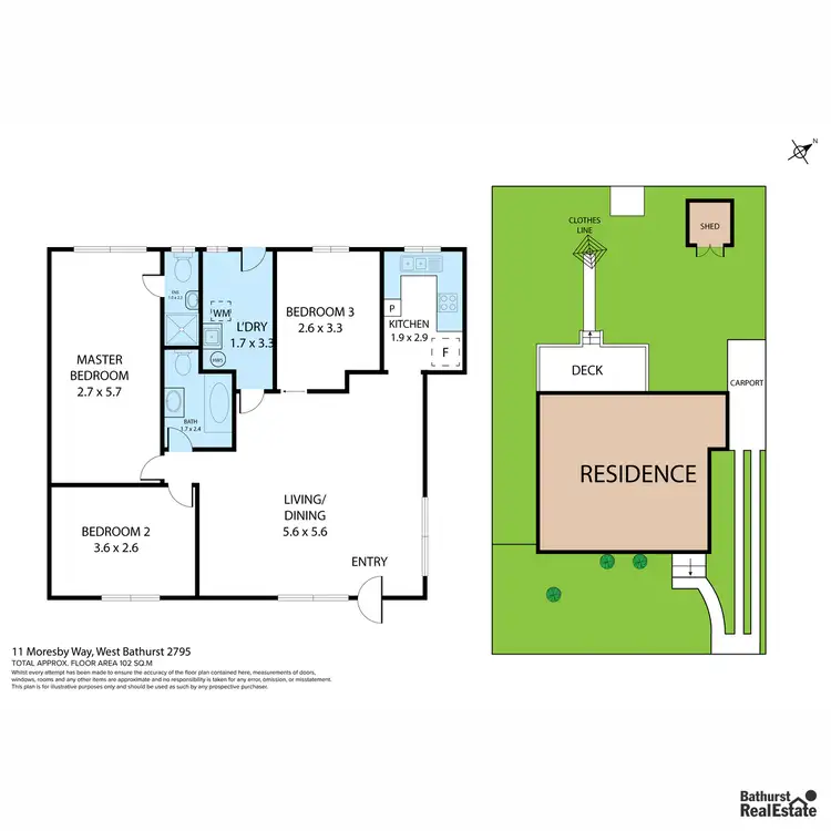 Floorplan of Homely house listing, 11 Moresby Way, West Bathurst NSW 2795