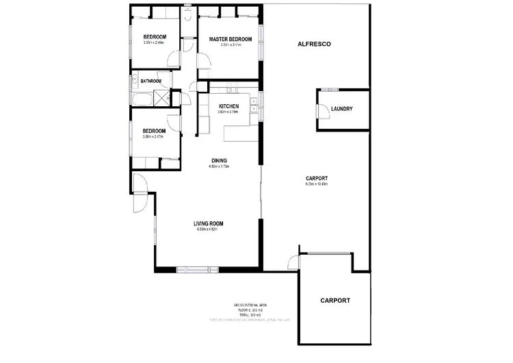 Floorplan of Homely house listing, 343 Sutherland Street, Lavington NSW 2641