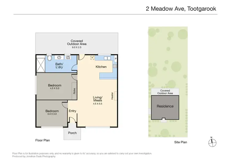 Floorplan of Homely house listing, 2 Meadow Avenue, Tootgarook VIC 3941