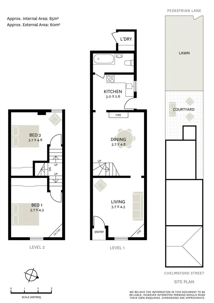 Floorplan of Homely house listing, 53 Chelmsford Street, Newtown NSW 2042