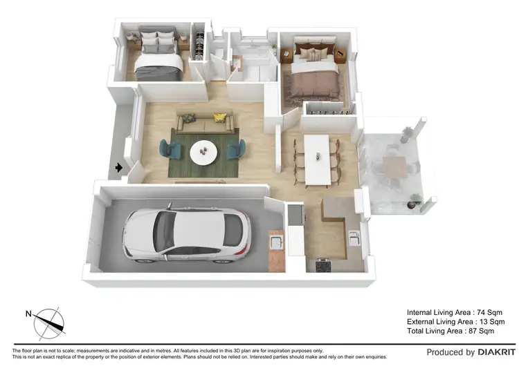 Floorplan of Homely villa listing, 9/18 Nambucca Close, Murrumba Downs QLD 4503