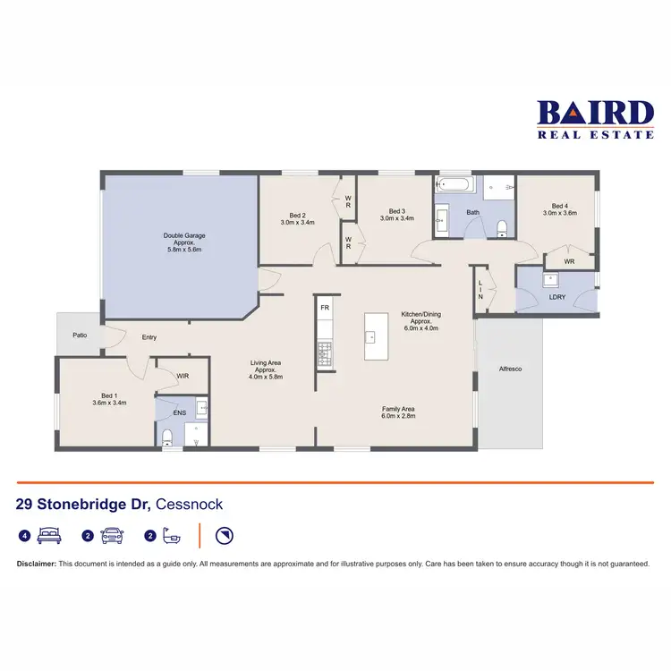 Floorplan of Homely house listing, 29 Stonebridge Drive, Cessnock NSW 2325