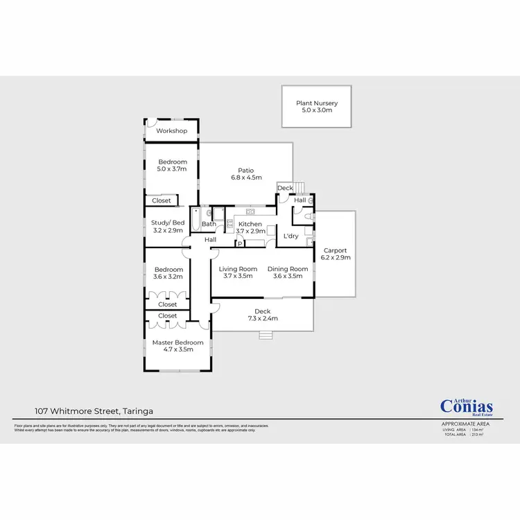 Floorplan of Homely house listing, 107 Whitmore Street, Taringa QLD 4068