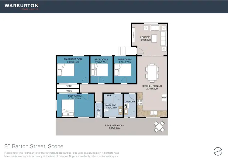 Floorplan of Homely house listing, 20 Barton Street, Scone NSW 2337