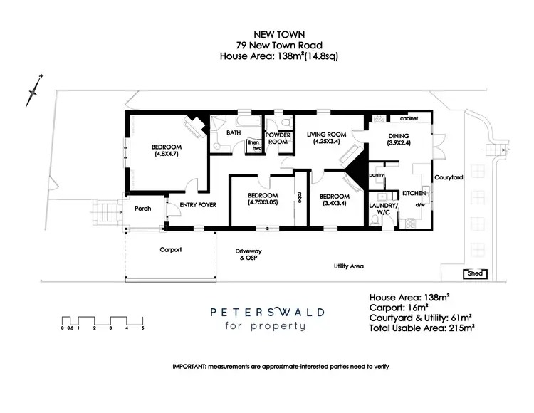 Floorplan of Homely house listing, 79 New Town Road, New Town TAS 7008
