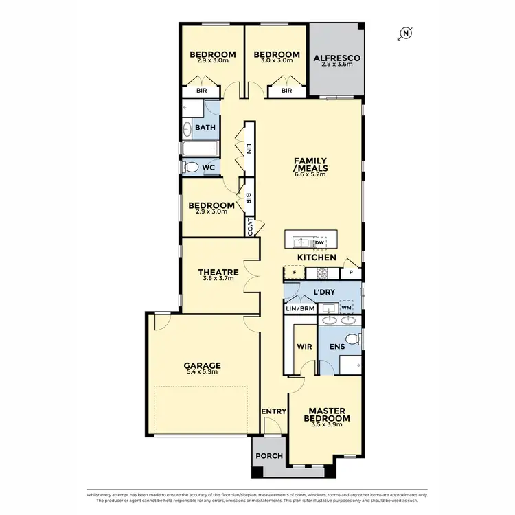 Floorplan of Homely house listing, 5 Wingfield Parkway, Williams Landing VIC 3027
