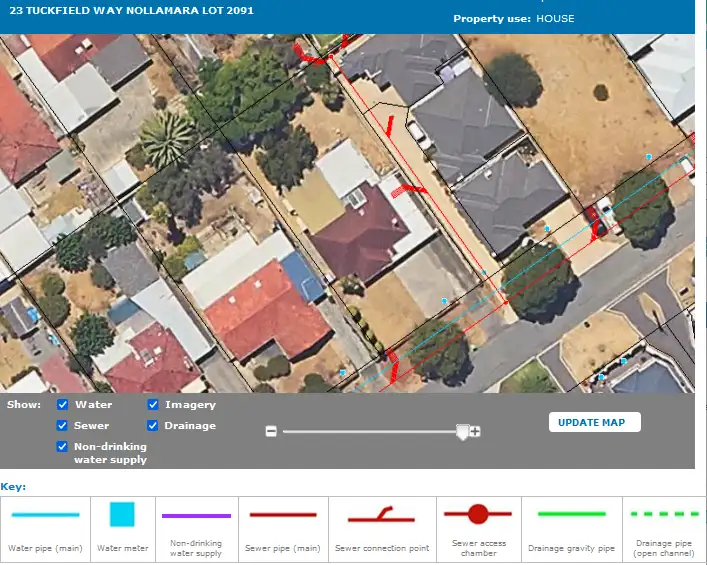 Floorplan of Homely house listing, 23 Tuckfield Way, Nollamara WA 6061