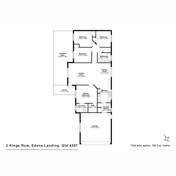 Floorplan of Homely house listing, 3 Kings Row, Edens Landing QLD 4207