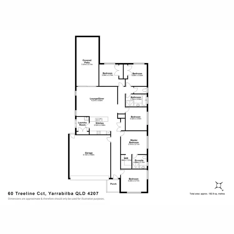 Floorplan of Homely house listing, 60 Treeline Circuit, Yarrabilba QLD 4207