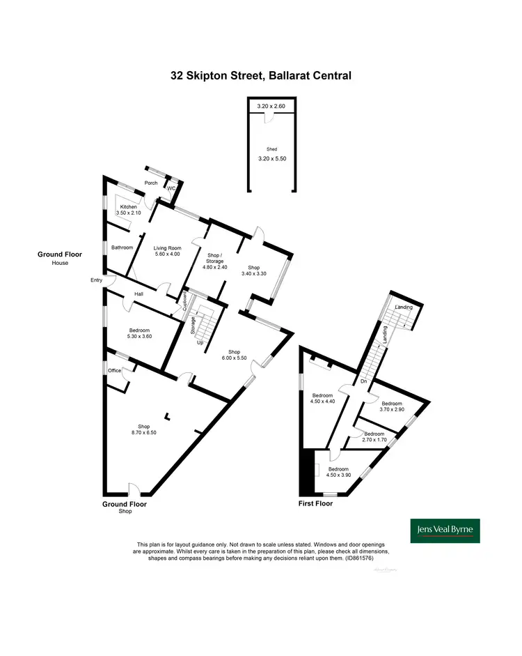 Floorplan of Homely house listing, 32 Skipton Street, Ballarat Central VIC 3350