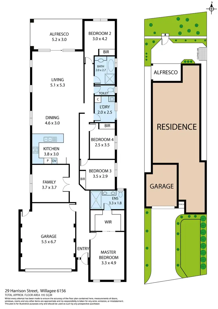 Floorplan of Homely house listing, 29 Harrison Street, Willagee WA 6156