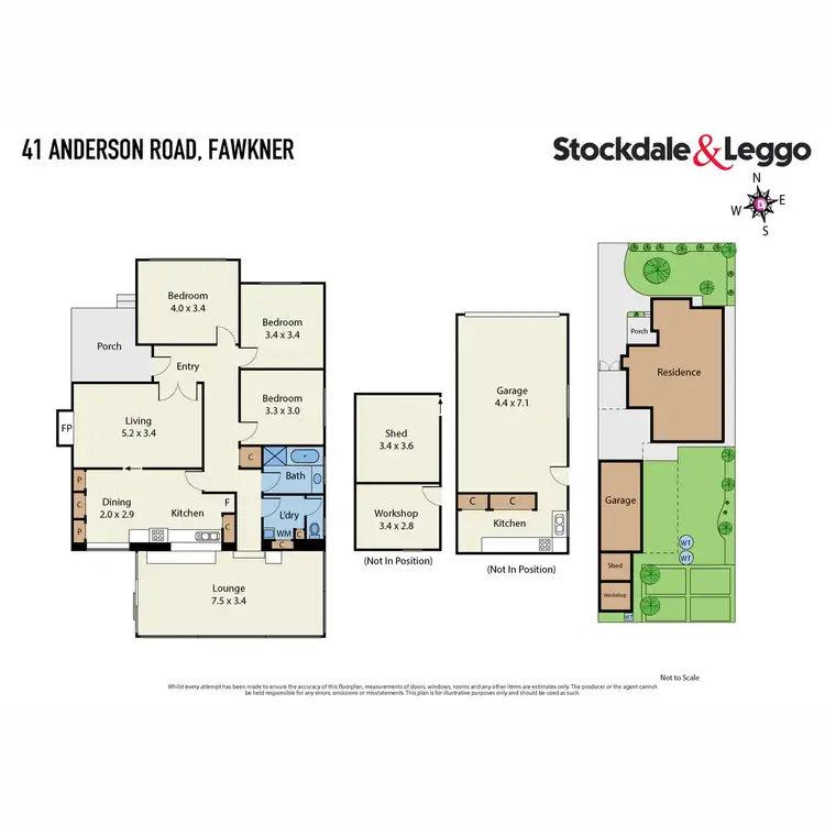 Floorplan of Homely house listing, 41 Anderson Road, Fawkner VIC 3060
