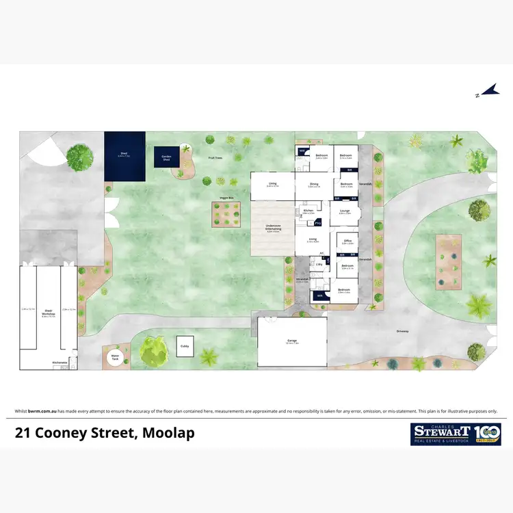 Floorplan of Homely rural property listing, 21 Cooney Street, Moolap VIC 3224