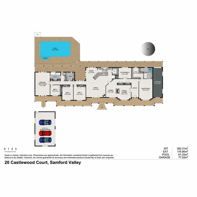 Floorplan of Homely house listing, 20 Castlewood Court, Samford Valley QLD 4520