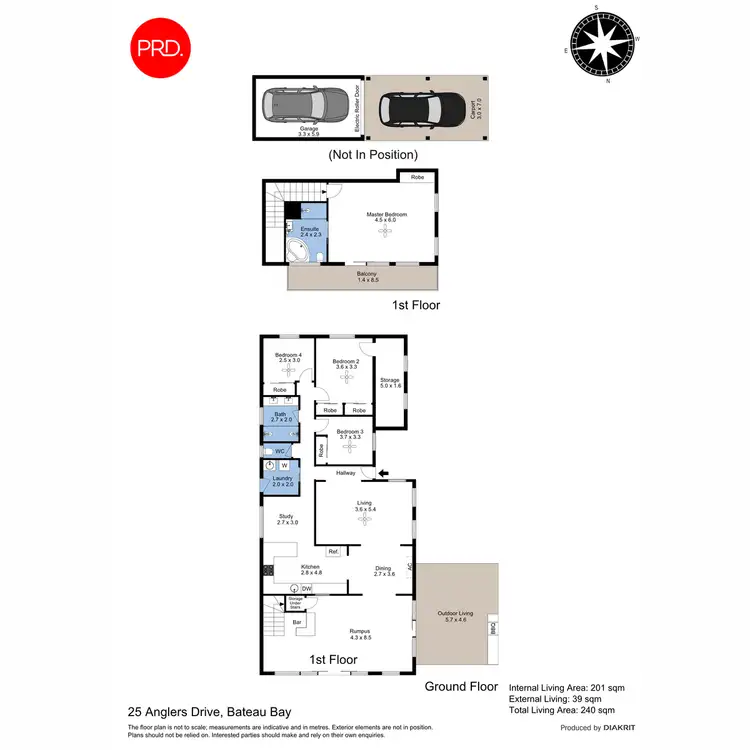Floorplan of Homely house listing, 25 Anglers Drive, Bateau Bay NSW 2261