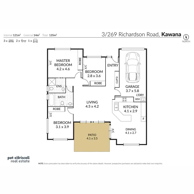 Floorplan of Homely apartment listing, 2/269 Richardson Road, Kawana QLD 4701