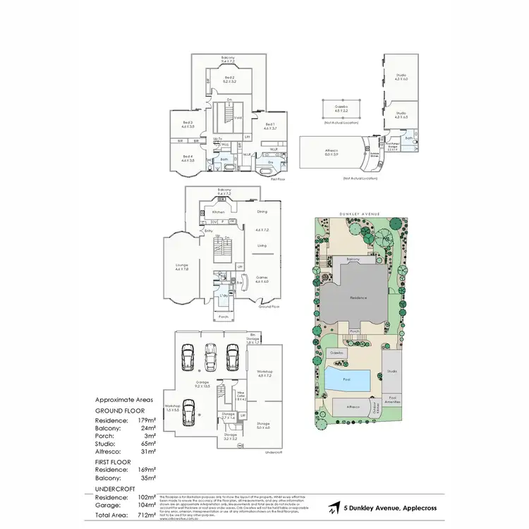 Floorplan of Homely house listing, 5 Dunkley Avenue, Applecross WA 6153