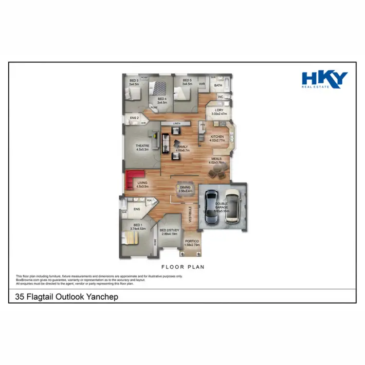 Floorplan of Homely house listing, 35 Flagtail Outlook, Yanchep WA 6035