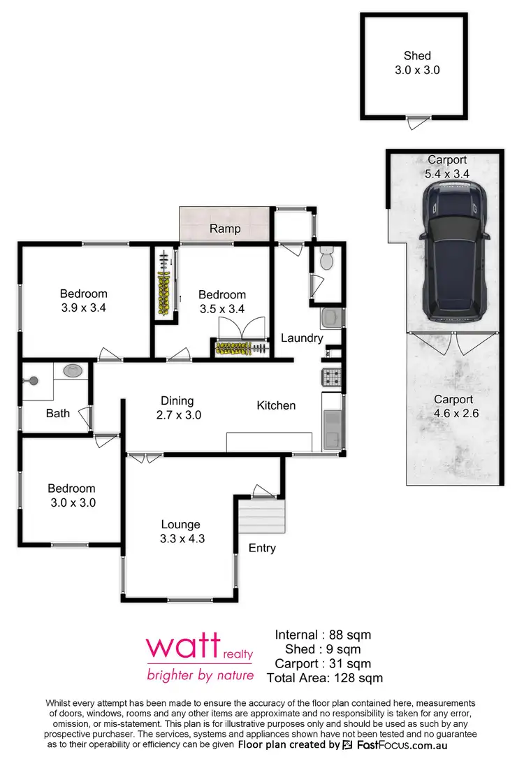 Floorplan of Homely house listing, 3 Saxby Street, Zillmere QLD 4034