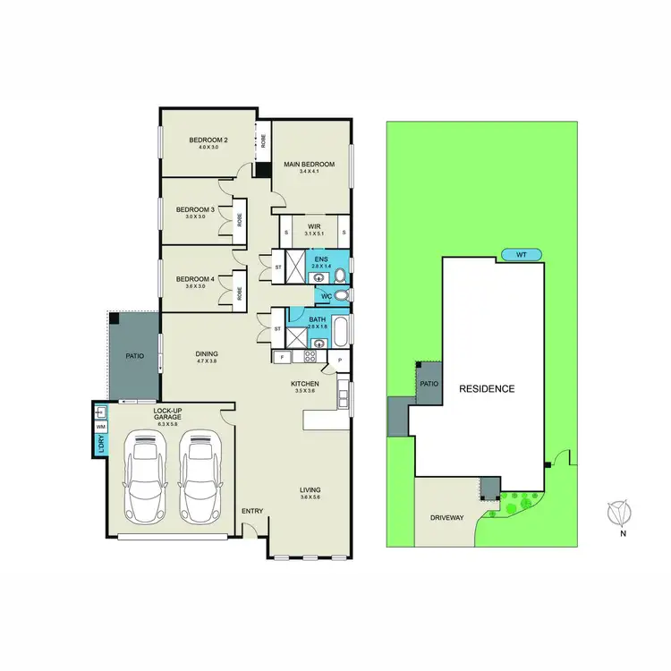 Floorplan of Homely house listing, 39 Trebbiano Drive, Cessnock NSW 2325