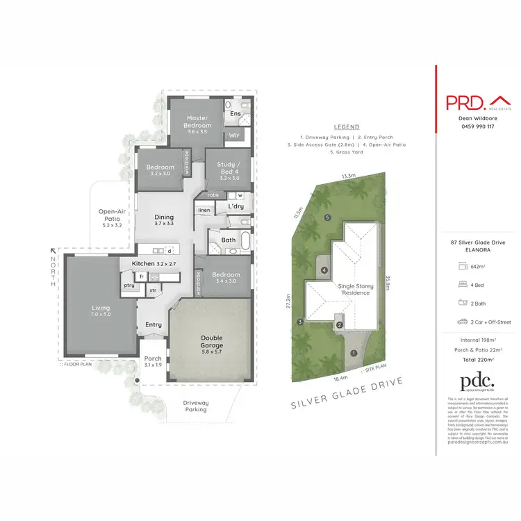 Floorplan of Homely house listing, 87 Silver Glade Drive, Elanora QLD 4221