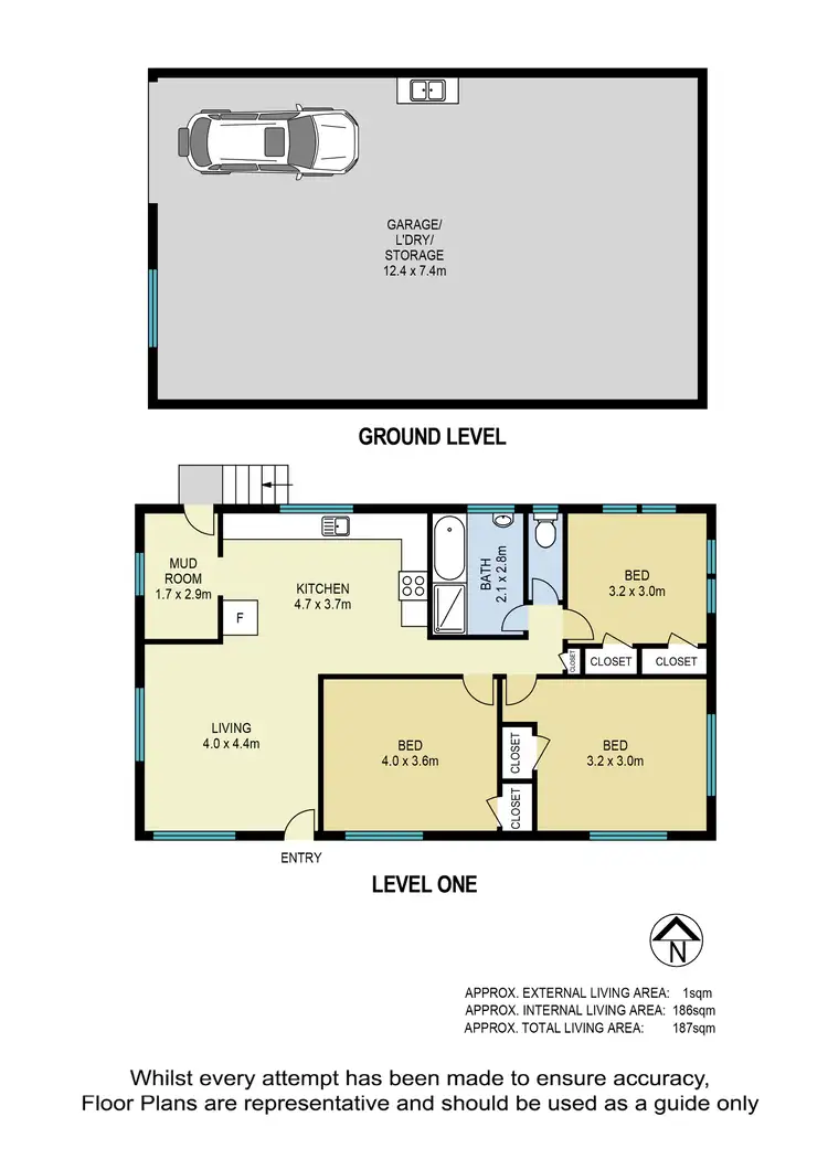 Floorplan of Homely house listing, 36 Henzell Tce, Greenslopes QLD 4120