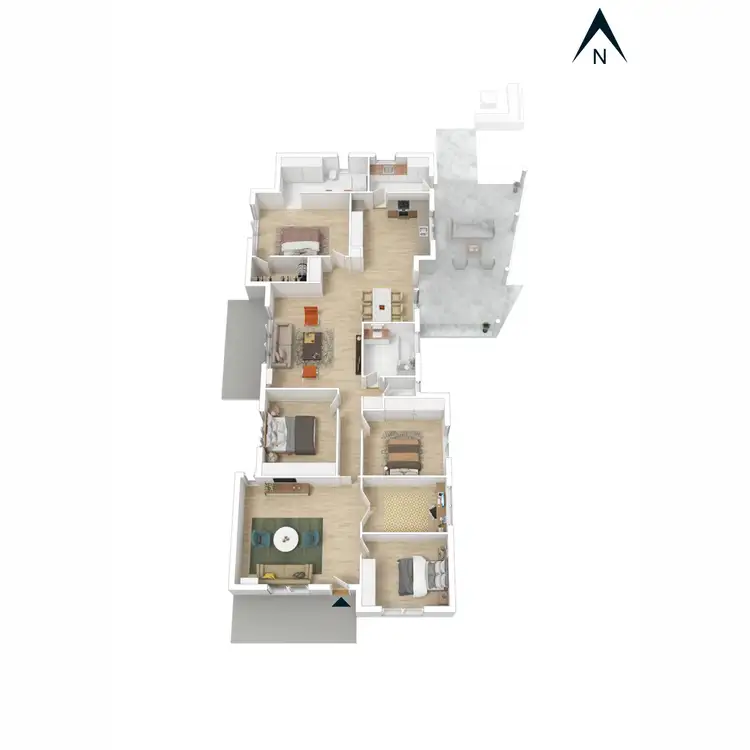 Floorplan of Homely house listing, 28 Nixon Street, Rosebud VIC 3939