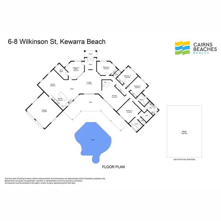 Floorplan of Homely rural property listing, 6-8 Wilkinson Street, Kewarra Beach QLD 4879