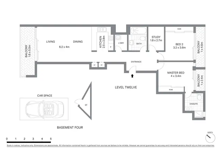 Floorplan of Homely apartment listing, 32/137 Bathurst Street, Sydney NSW 2000