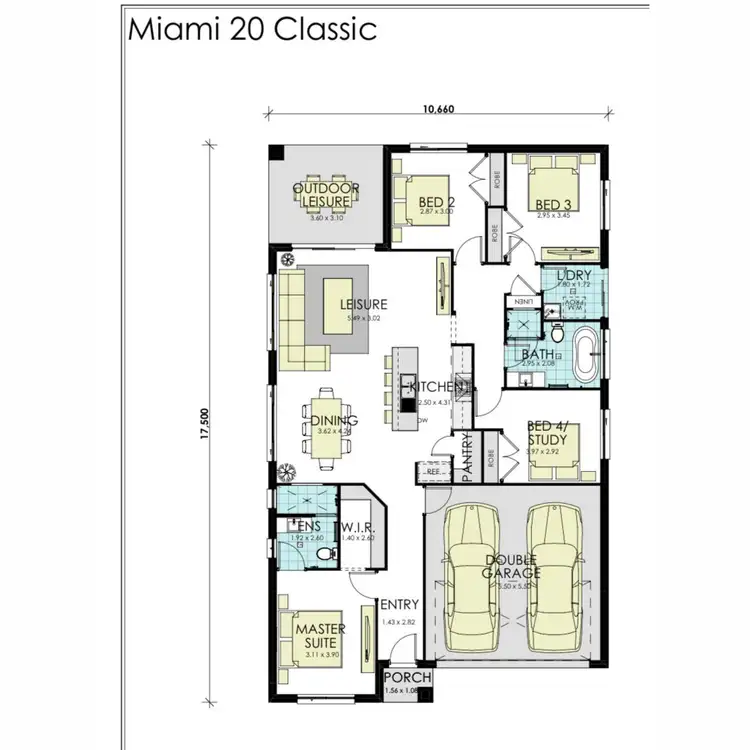 Floorplan of Homely house listing, Lot 8147 Timbs Way, Oran Park NSW 2570