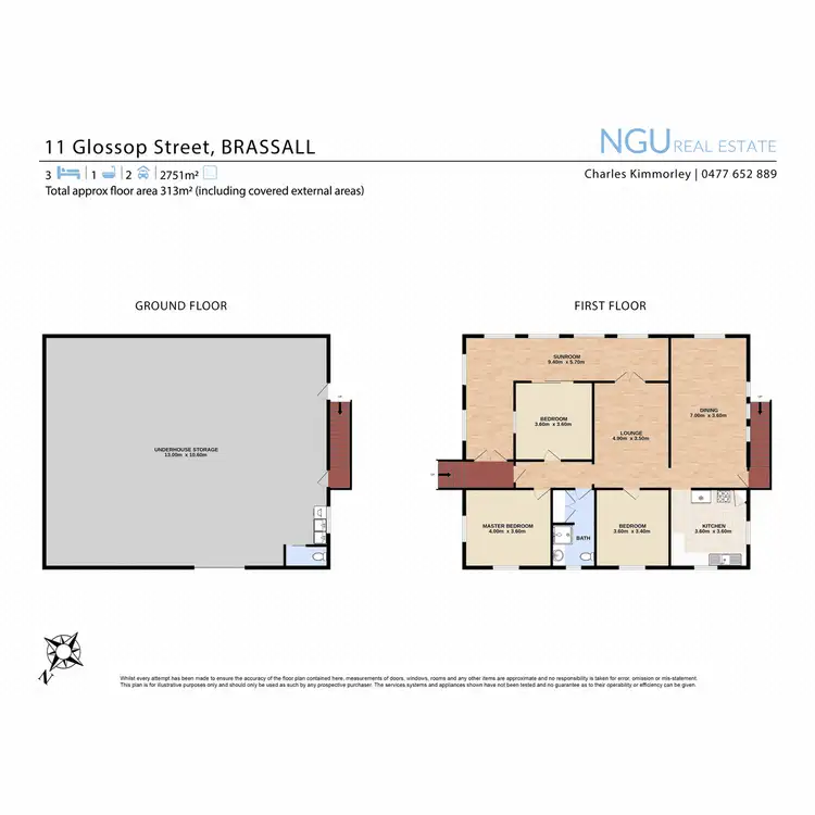 Floorplan of Homely house listing, 11 Glossop Street, Brassall QLD 4305